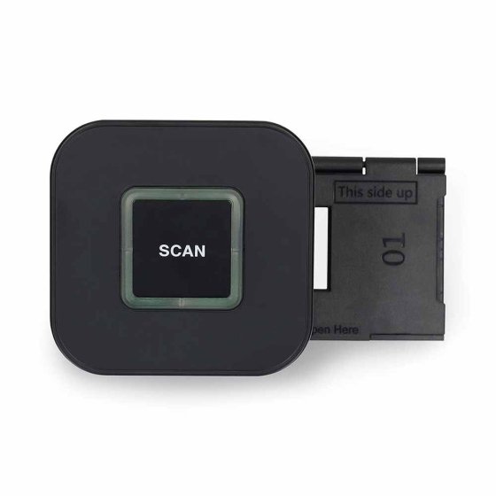 Scanner à insertion unique pour diapositives et négatifs 