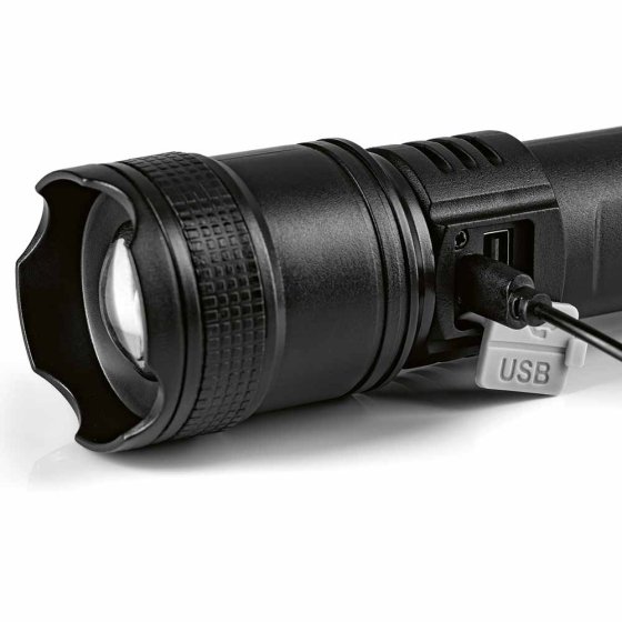Akku-LED-Taschenlampe 