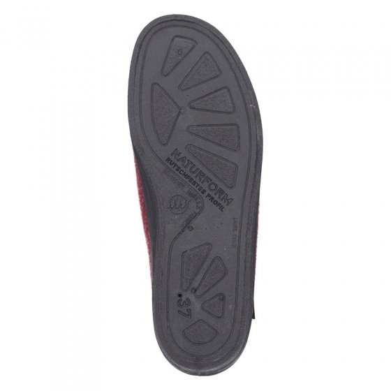 Chaussons femme en feutre, avec patte auto-agrippante