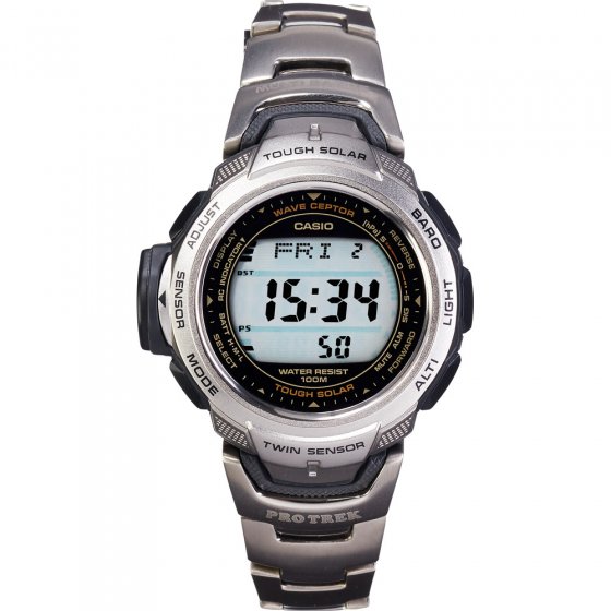 Montre Casio Pro Trek radiopilotée solaire 