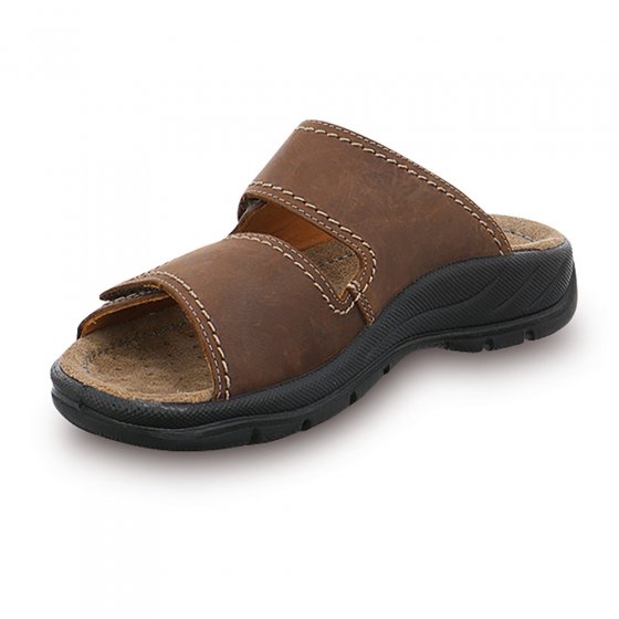 Mules à velcro Aircomfort 47 | Marron