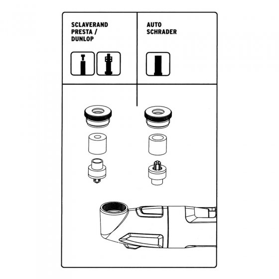 Automatisches Mini-Luftpumpenset, 6-teilig 