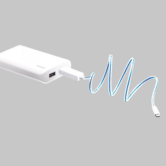 Câble lumineux USB/micro USB 