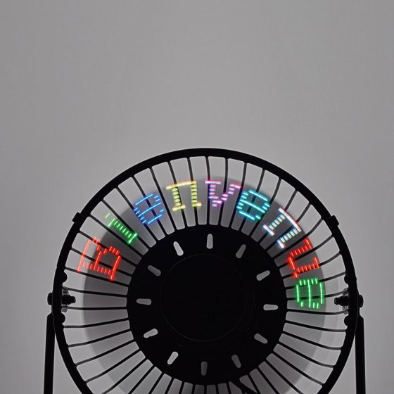 Ventilator mit LED-Animation 