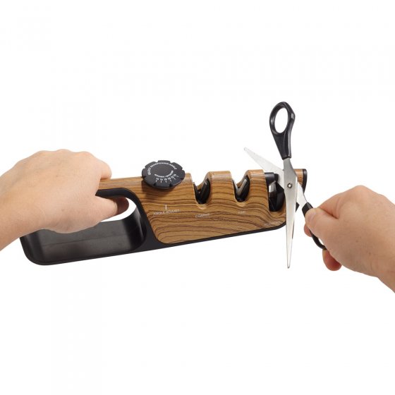 Aiguiseur 2 phases pour couteaux et ciseaux