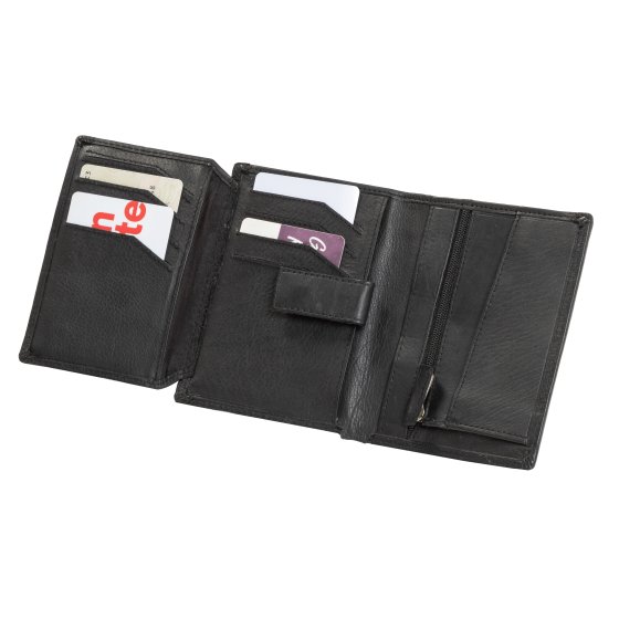 Ledergeldbörse mit RFID + BOX 