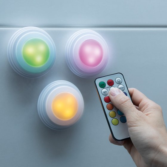 Lampes avec télécommande Lot de 5