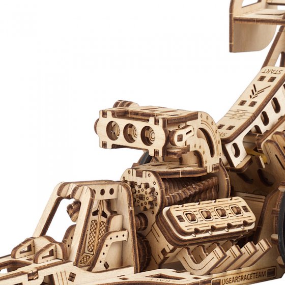Maquette en bois : dragster 