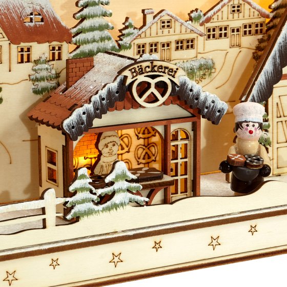 LED-Schwibbogen "Bäckerei" 