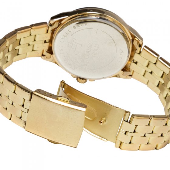 Votre cadeau : horloge classique « Gold » 