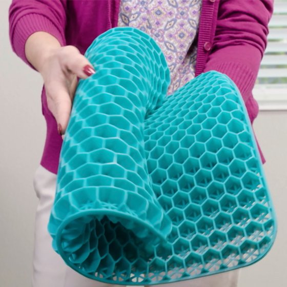 Sitzkissen mit Wabenstruktur