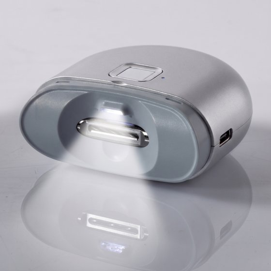 Nageltrimmer mit LED Grau
