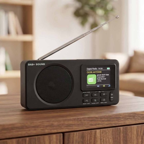 Modernes DAB+-Kompaktradio 
