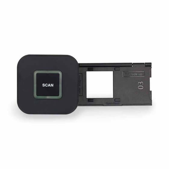 Scanner à insertion unique pour diapositives et négatifs 