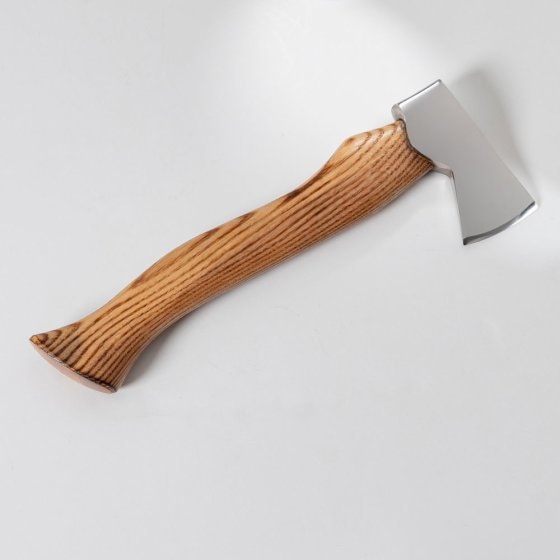 Handaxt mit Leder-Etui 