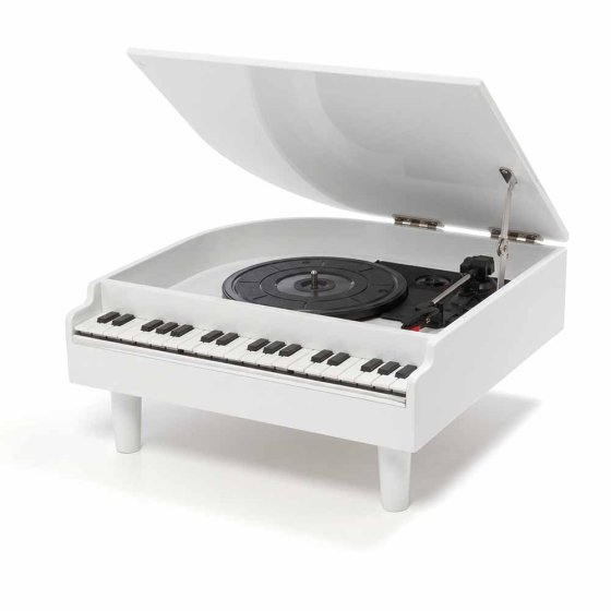 Platine vinyle façon piano 