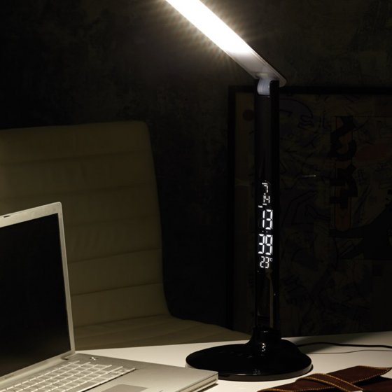 LED-Lampe mit LCD-Display 