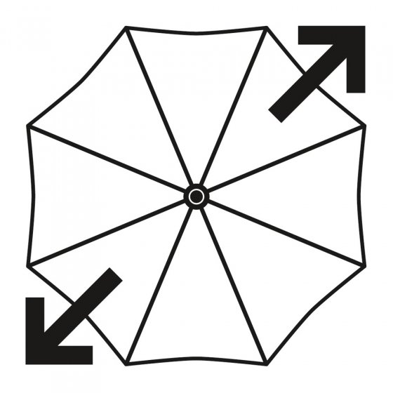 Zwei-Personen-Taschenschirm 