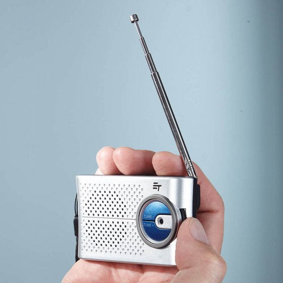 Votre cadeau: Radio de Poche 