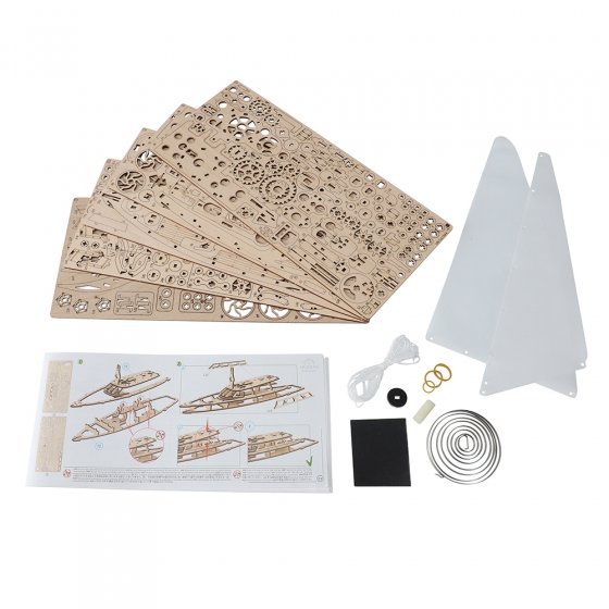 Maquette bois : voilier de rêve 